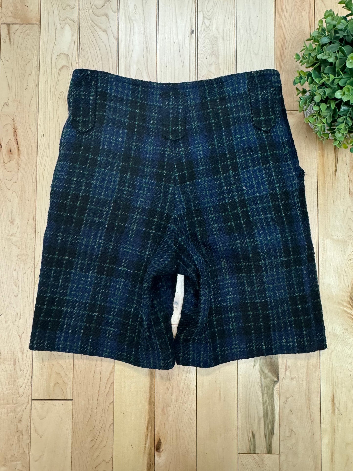 1990s Issey Miyake ‘IS Sport’ Tweed Knee Patch Shorts