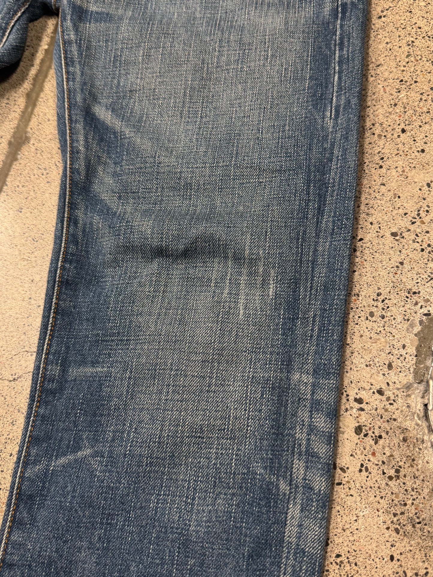 Dior Homme ‘Clawmark’ Washed Blue Skinny Denim