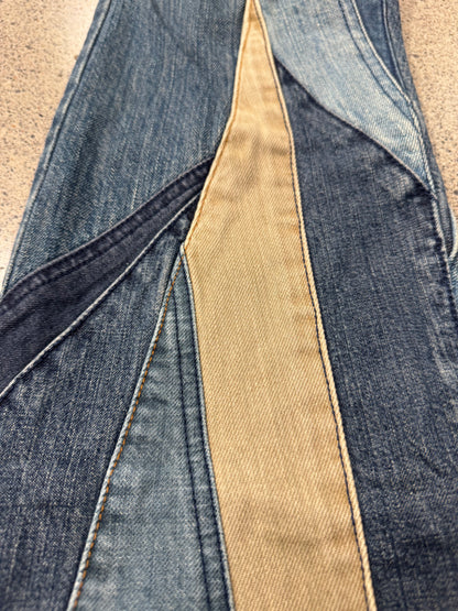 Hysteric Glamour ‘Patchwork’ Flared Leg Denim