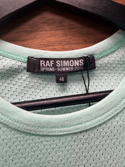 SS2005 Raf Simons ‘History of My World’ Mint Mesh Tank Top