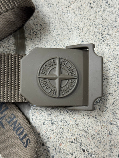 Stone Island ‘Compass Buckle’ Logo Belt
