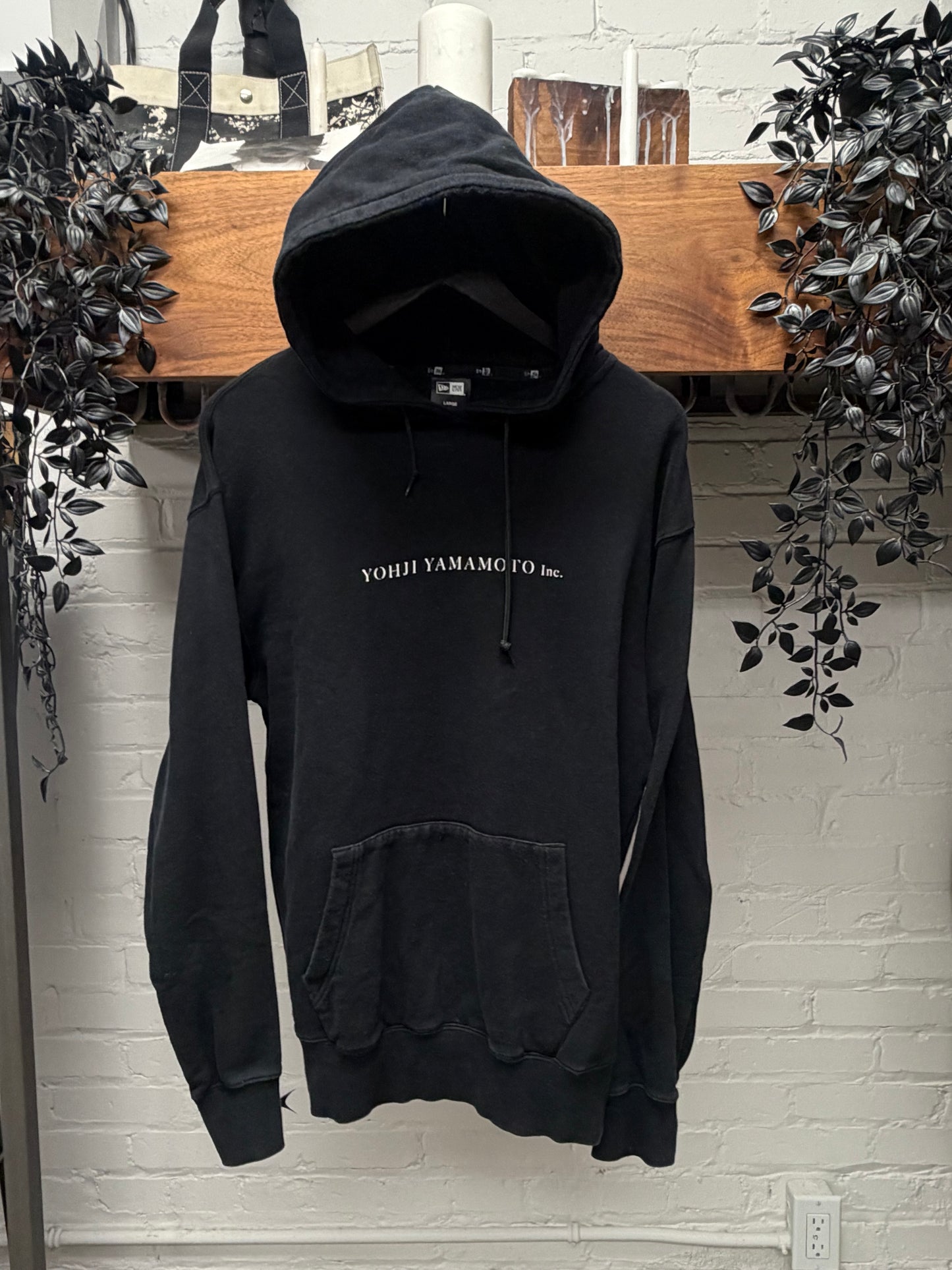 Yohji Yamamoto x New Era ‘Brand Iconography’ Black Pullover Hoodie