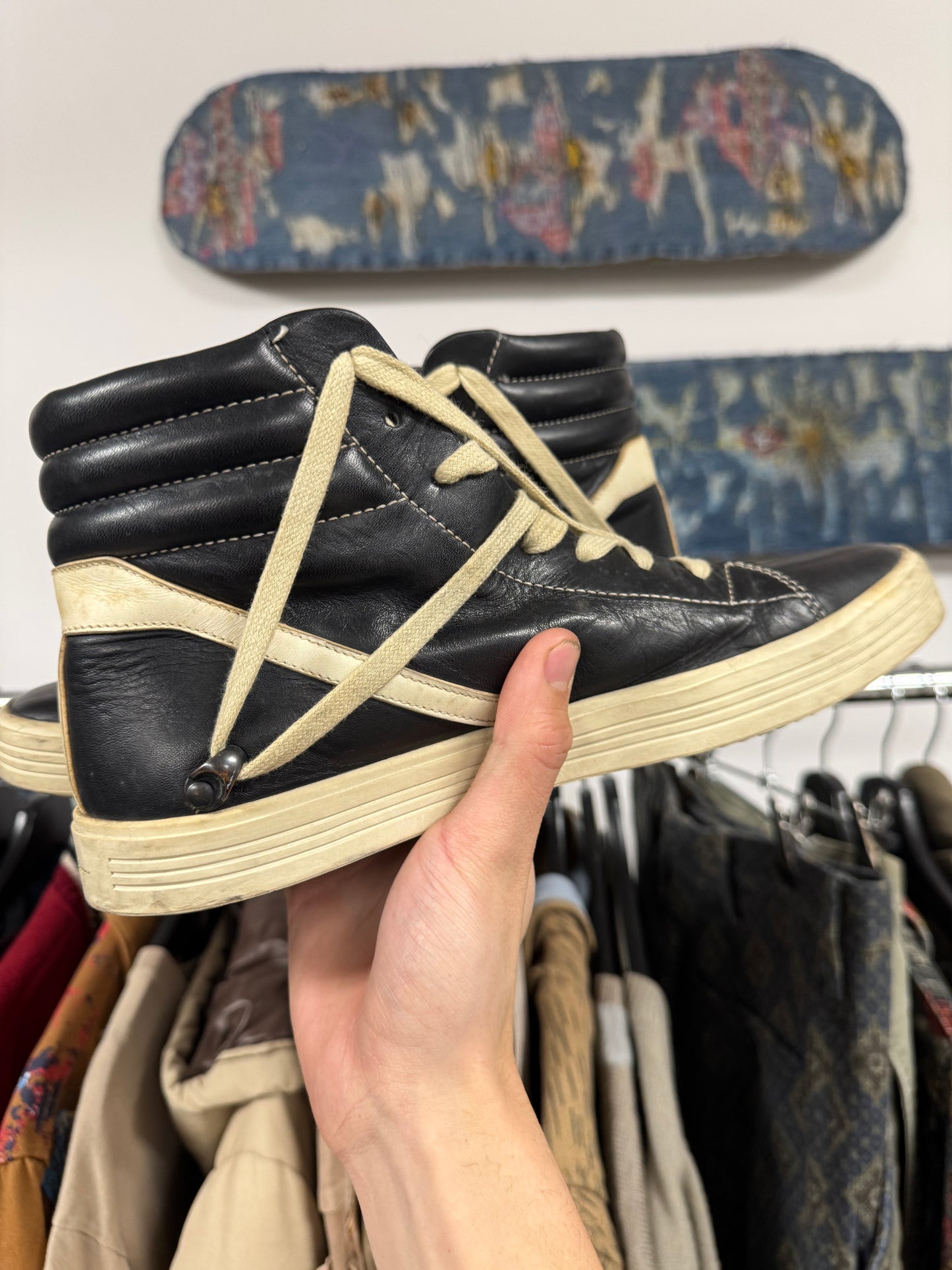 Rick Owens Pentagram Lace ‘Geothrasher’ Sneakers