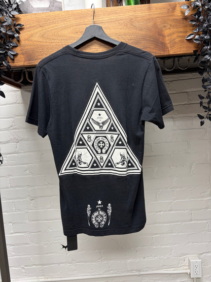Chrome Hearts ‘Foti Pyramid’ Faded Black Graphic T-Shirt