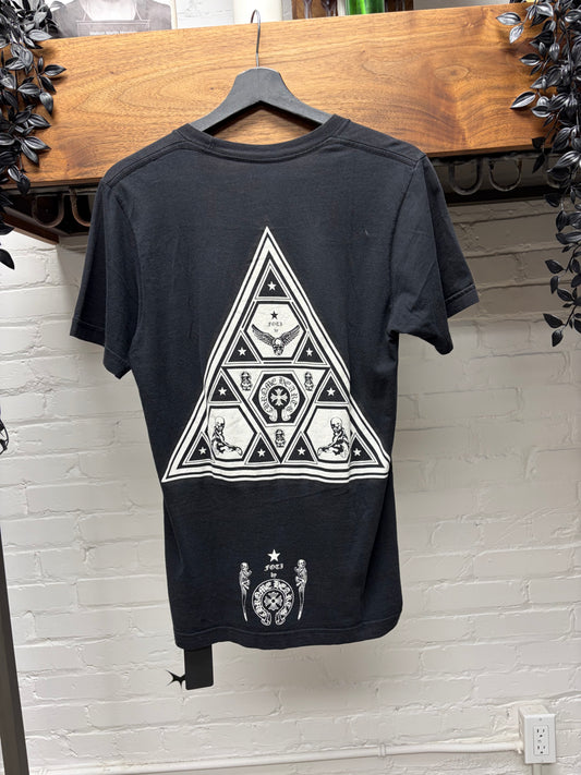 Chrome Hearts ‘Foti Pyramid’ Faded Black Graphic T-Shirt