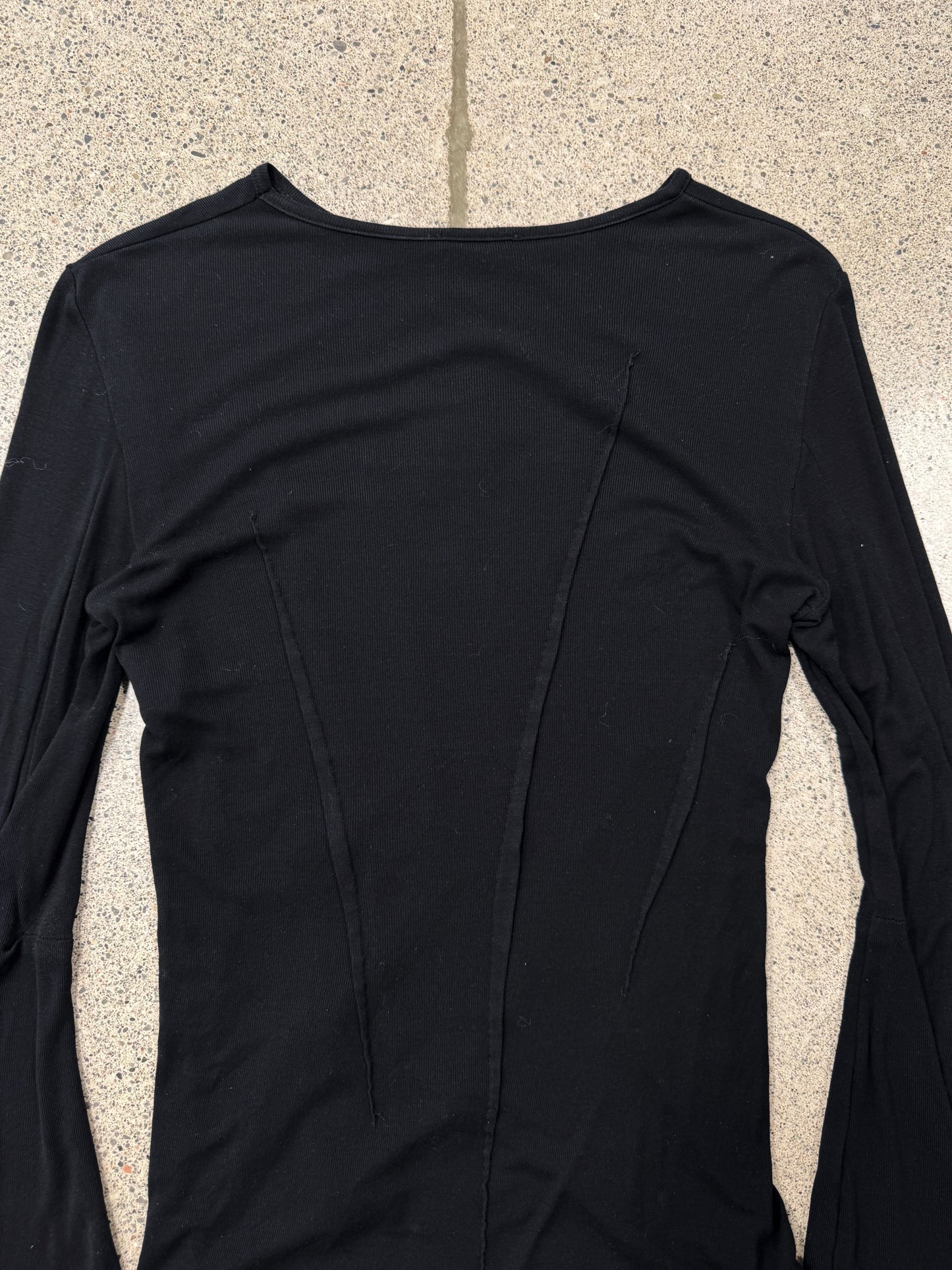 Ann Demeulemeester Ribbed Thermal Shirt