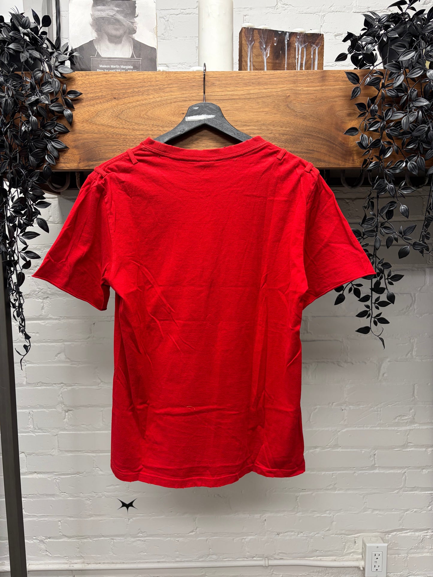 SS2006 Number (N)ine ‘Welcome to the Shadows’ Kill Your Idols Slogan T-Shirt