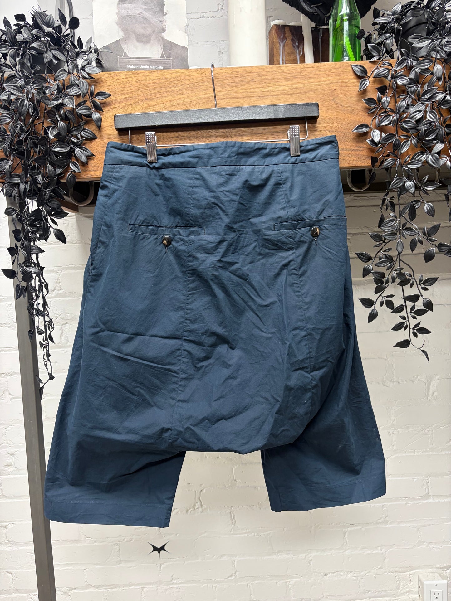 SS2010 Rick Owens Release ‘Memphis’ Lightweight Drop Crotch ‘Pod’ Shorts