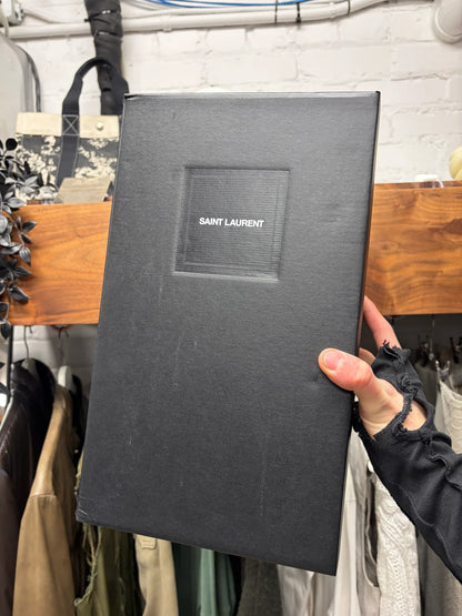 Saint Laurent ‘Zebra’ Court Slip On Low Top Sneakers