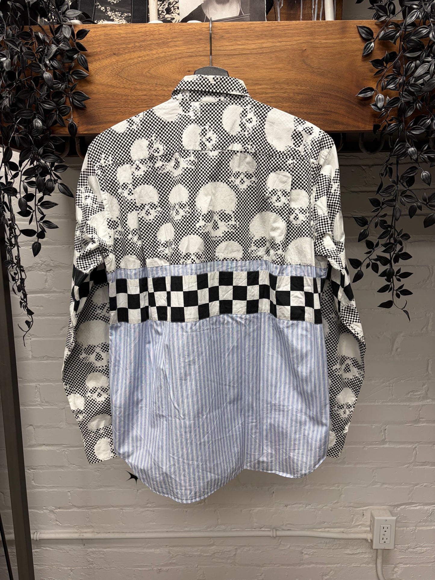 SS2011 Comme Des Garçons Homme Plus ‘Skulls & Stripes’ Button Up Shirt