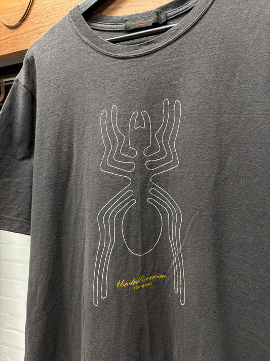 2000s Undercover x Fragment ‘Bug Motif’ Faded Grey Graphic T-Shirt