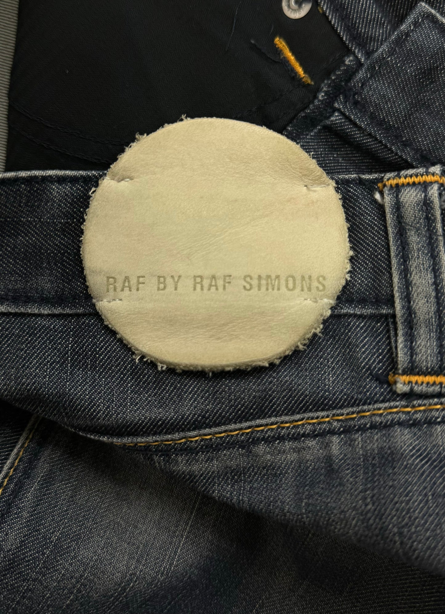 Raf Simons Raw Grey Slim/Skinny Cut Denim