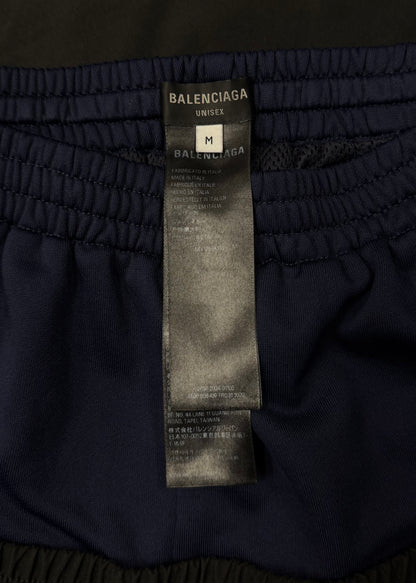 AW2024 Balenciaga ‘Cut Up’ Double Waist Wide Leg Track Pants