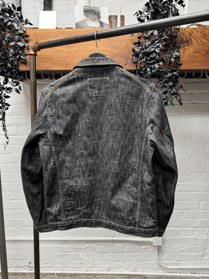 Vintage 90s Yohji Yamamoto A.A.R. Zip-Up Denim Jacket