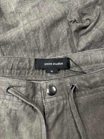 Entire Studios Grey ‘Parachute’ Wide Leg Cargo Pants
