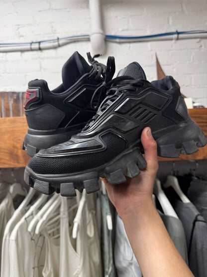 Prada ‘Cloudburst Thunder’ Black Platform Sneakers