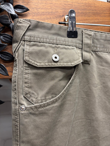 Vintage Dolce & Gabbana Bootcut Military Green Cargo Denim
