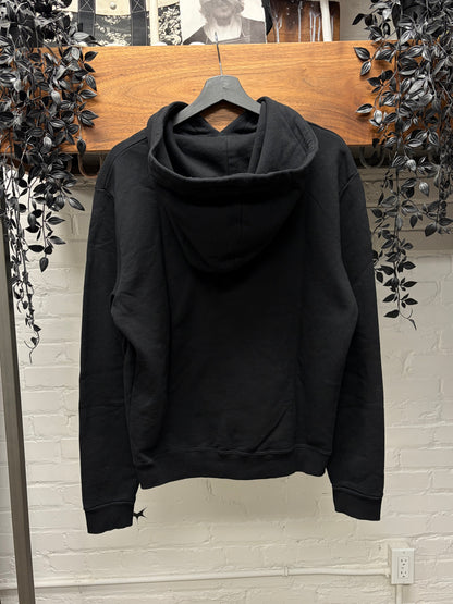 2020 Saint Laurent Black Classic ‘Box Logo’ Minimal Hoodie