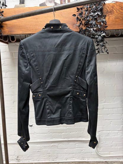 SS2003 Gucci by Tom Ford Studded Black Bondage Jacket