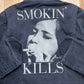 2000s Hysteric Glamour Smokin’ Kills Military Patch Jacket