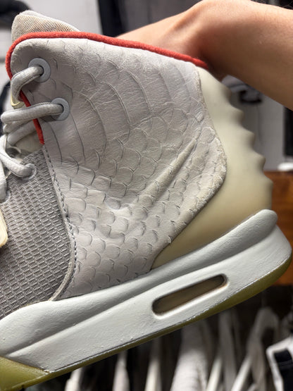 2012 Nike Air Yeezy 2 ‘NRG’ Pure Platinum High Top Sneakers