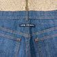 AW2003 Jean Paul Gaultier ‘Chain Mail’ Piercing Blue Bootcut Denim