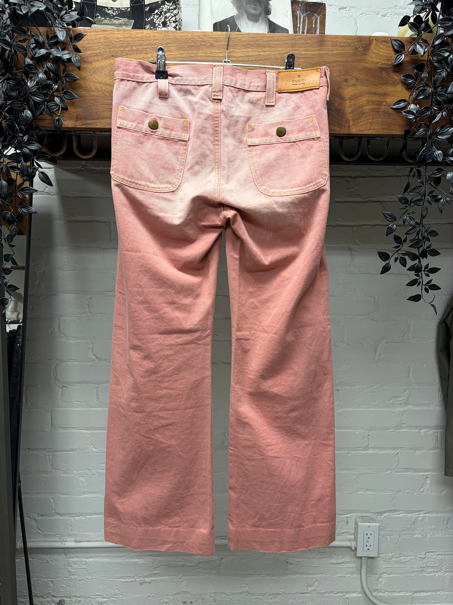 Gucci by Frida Giannini ‘Coral Pink’ Low Rise Straight Cut Jeans