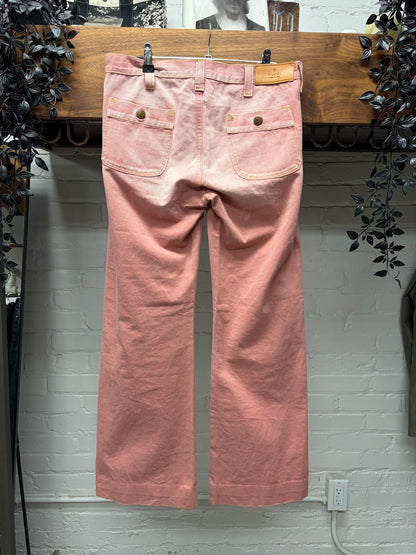 Gucci by Frida Giannini ‘Coral Pink’ Low Rise Straight Cut Jeans