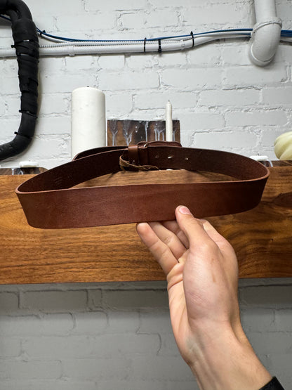 Maison Martin Margiela ‘Faceless’ Brown Leather Belt