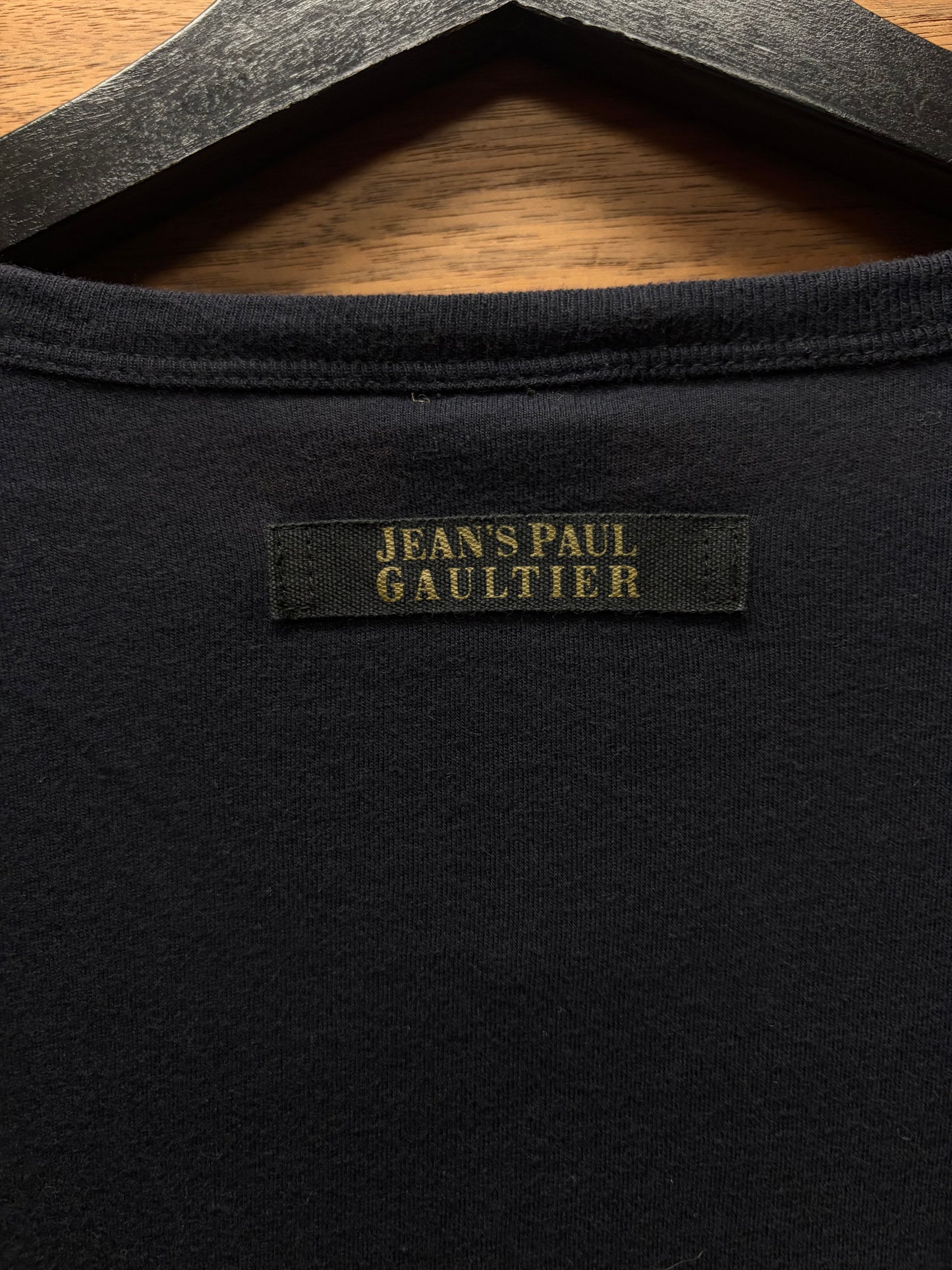Vintage 1990s Jean Paul Gaultier ‘Outlaws Territory’ Skull Graphic Long Sleeve Shirt