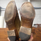 Saint Laurent Brown Suede ‘Chelsea’ Low Heel Boots