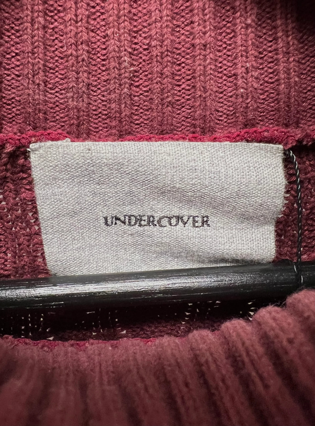 Undercover Cable Knit ‘Clay Red’ Turtleneck Sweater