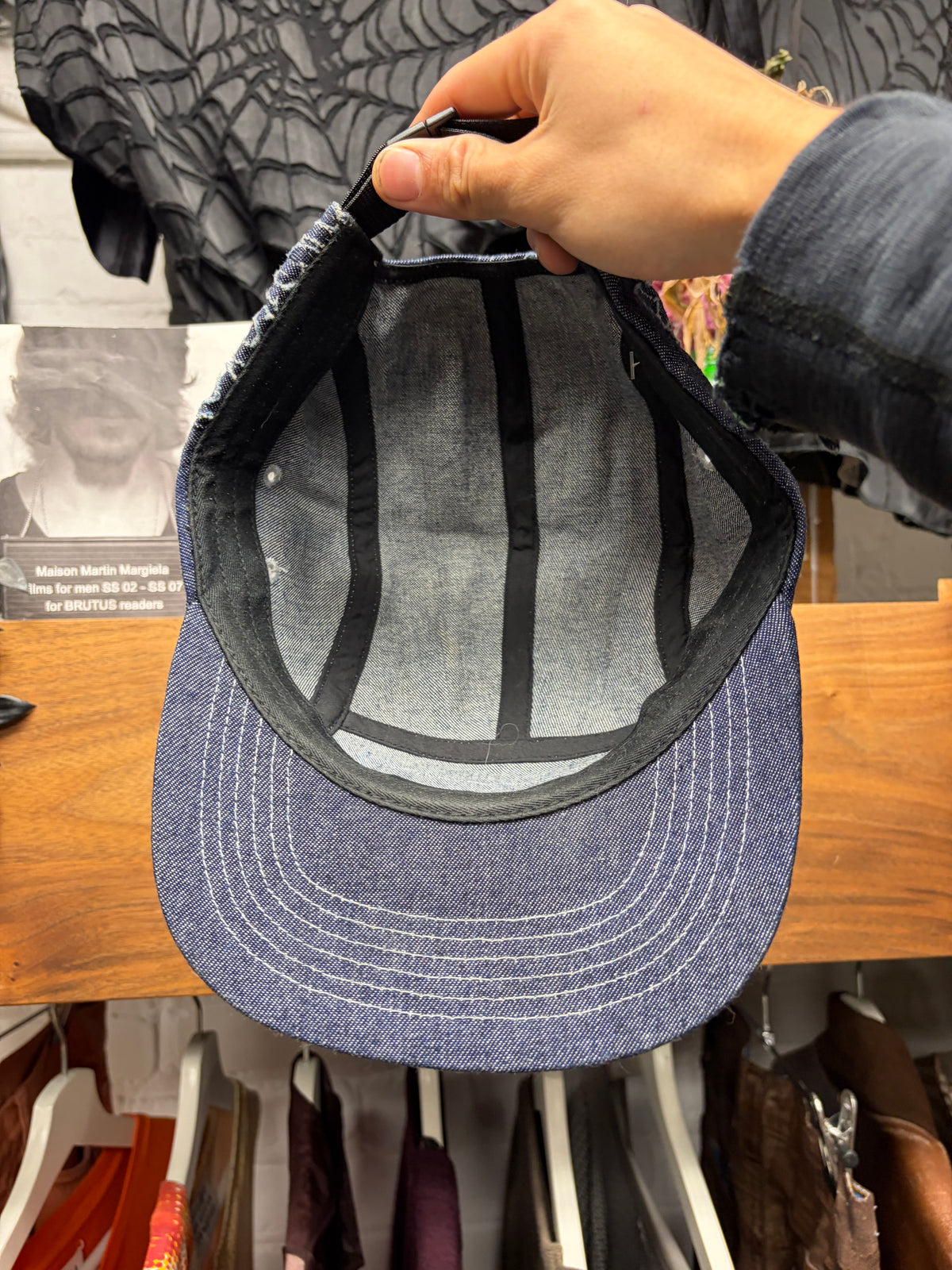 Aw2024 Supreme Lasered Denim ‘Box Logo’ Camp Cap