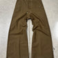 Rick Owens Mainline ‘Bela’ Heavy Wool ‘Bean’ Brown Wide Leg Pants