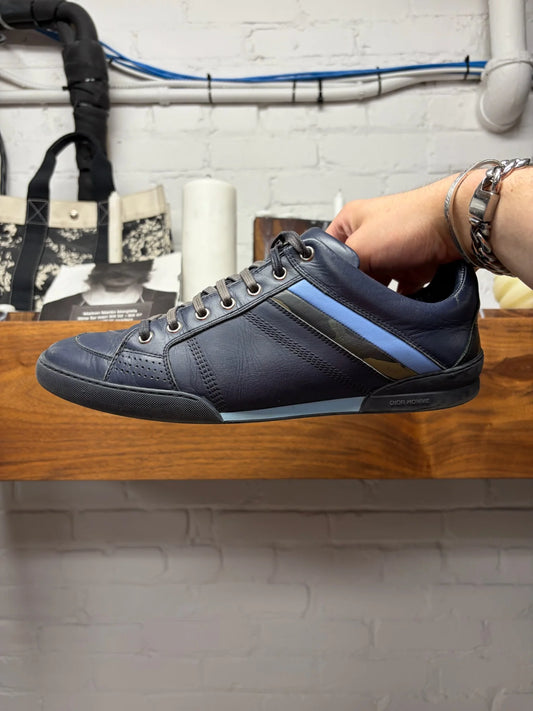 Dior Homme ‘B18’ Navy/Camo Leather Low Top Sneakers