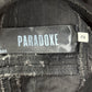 Paradoxe Paris Black Denim Distressed Bucket Hat