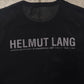 Helmut Lang Black Mesh Logo T-Shirt