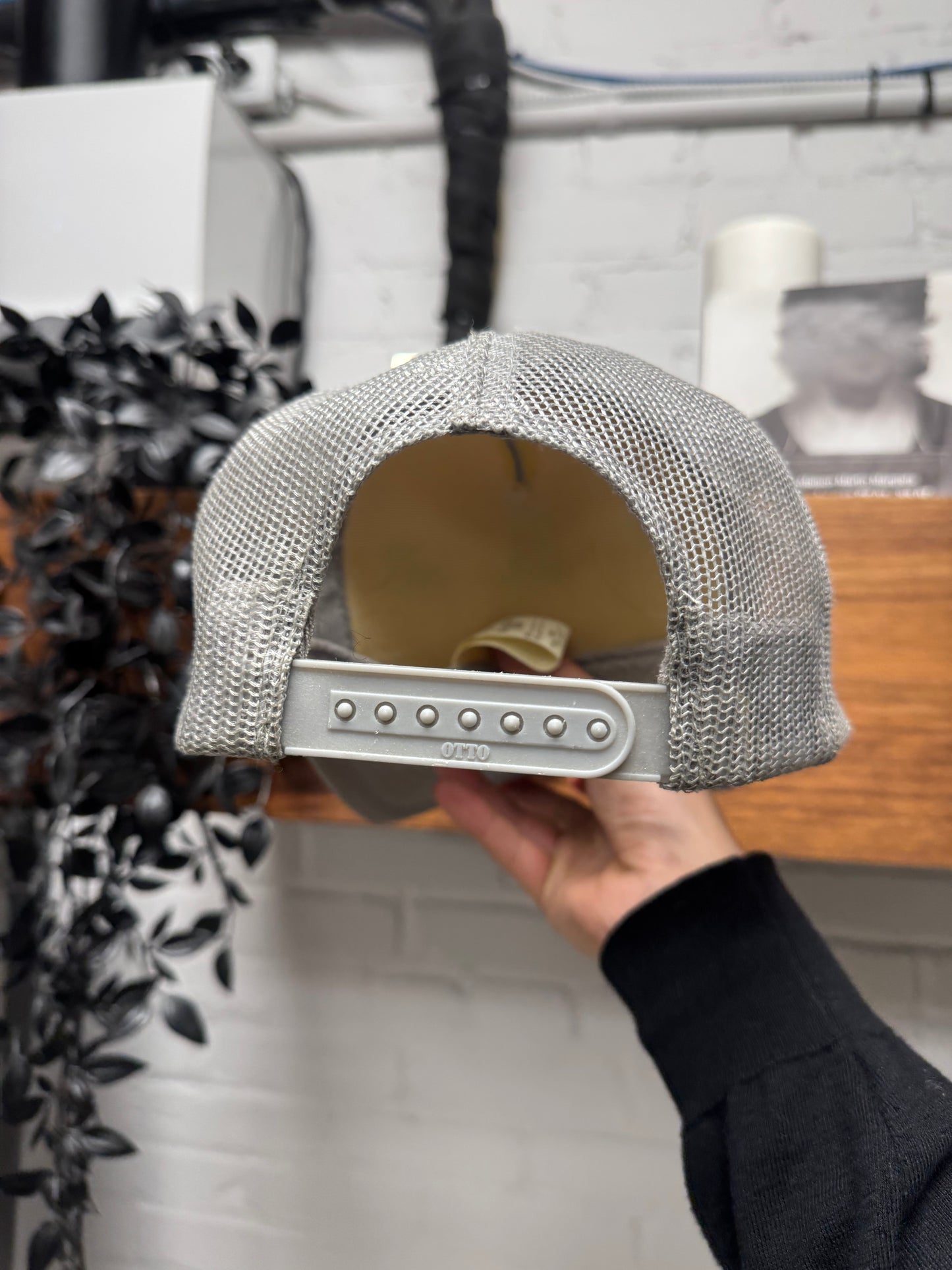 Kapital ‘Lucky 7s’ Grey/Red Mesh Trucker Hat