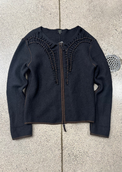 Vintage 1990s Jean Paul Gaultier Homme ‘Braided’ Wool Knit Sweater