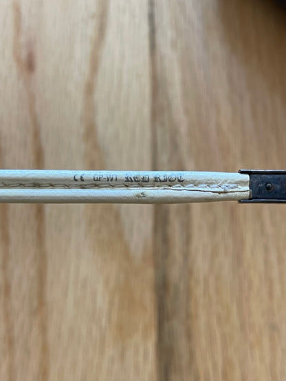 Chrome Hearts ‘Red Ride’ White Leather 925 Silver Aviator Sunglasses