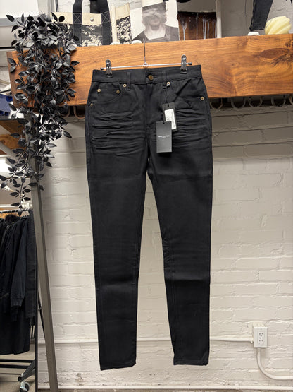 2022 Saint Laurent Black ‘D05’ Skinny Jeans