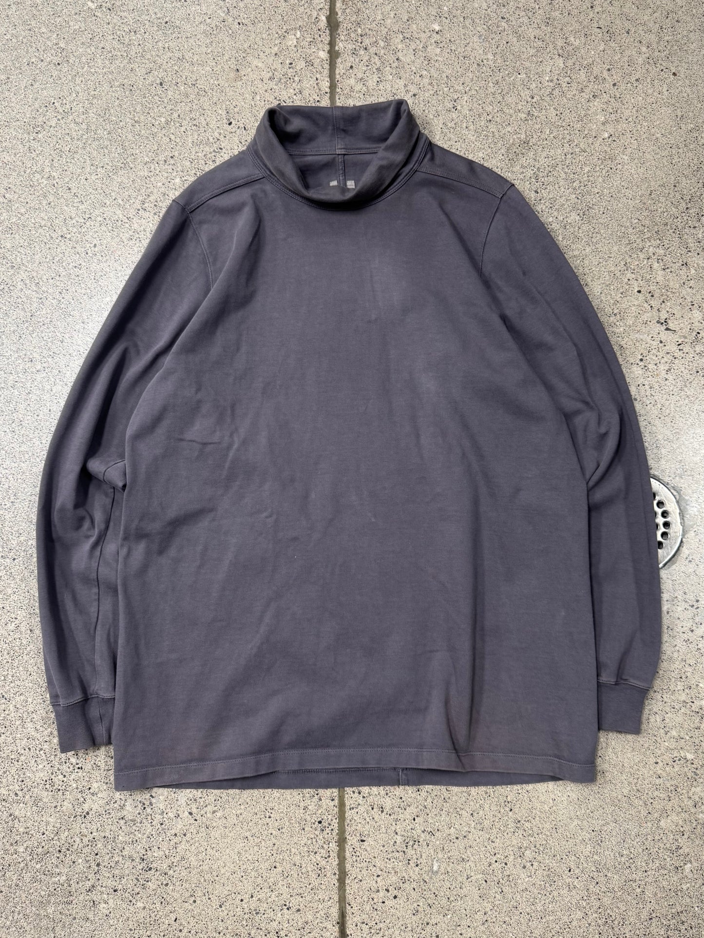 AW2017 Rick Owens ‘Plum’ Purple Mock Neck Sweater