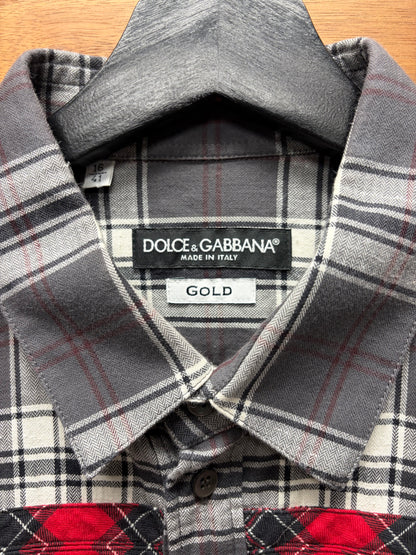 Dolce & Gabbana’ Napoleon Plaid Button Down Shirt