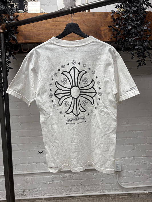 Chrome Hearts ‘California’ Plus Cross White Graphic T-Shirt
