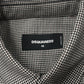 Dsquared2 ‘Houndstooth’ Leather Detailed Western Shirt