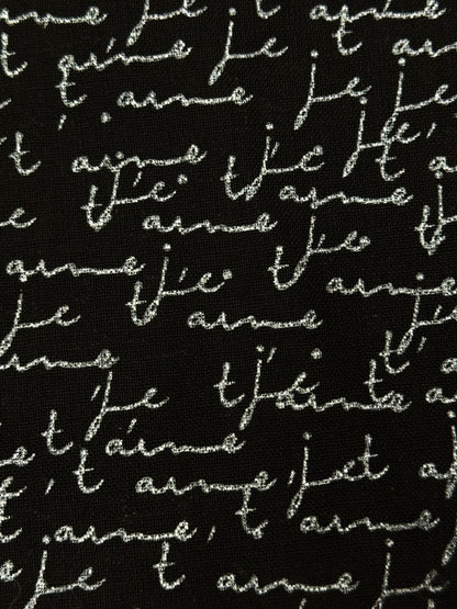 SS2017 Saint Laurent ‘Je T’aime’ Silk Button Down Shirt