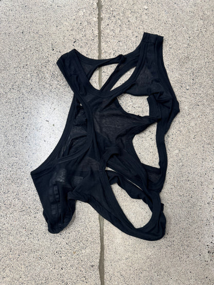 SS2018 Rick Owens ‘Dirt’ Membrane Tank Top