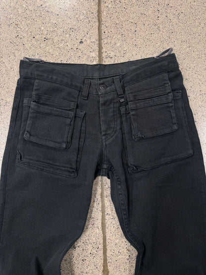 AW2003 Helmut Lang ‘Tool Pocket’ Flared Low Rise Denim