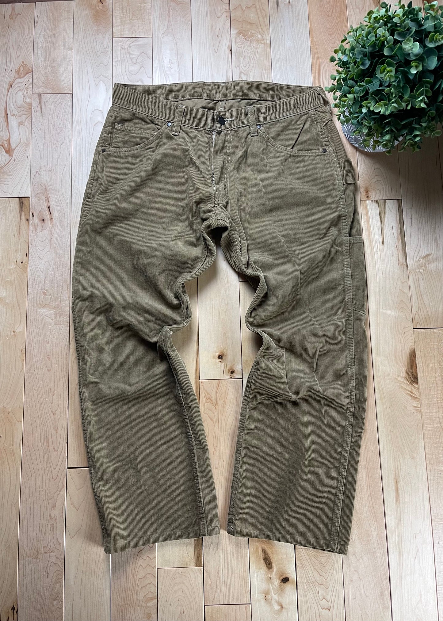 2000s Bape Corduroy Carpenter Wide Leg Pants