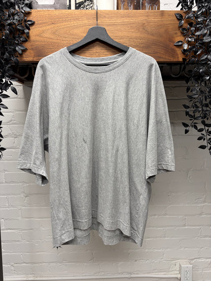Issey Miyake Homme Plisse Dropped Shoulder Cotton T-Shirt